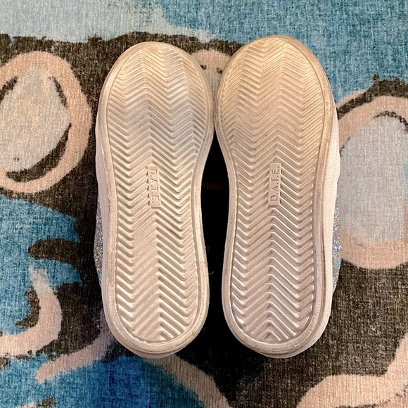 EUC Anthropologie D.A.T.E. Hill Low Sneakers in Silver Glitter. 38 EU, 7 US - Picture 8 of 12